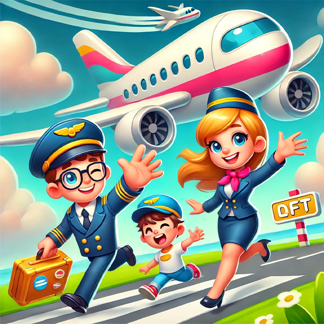 Sky Crew — Airline Cartoon