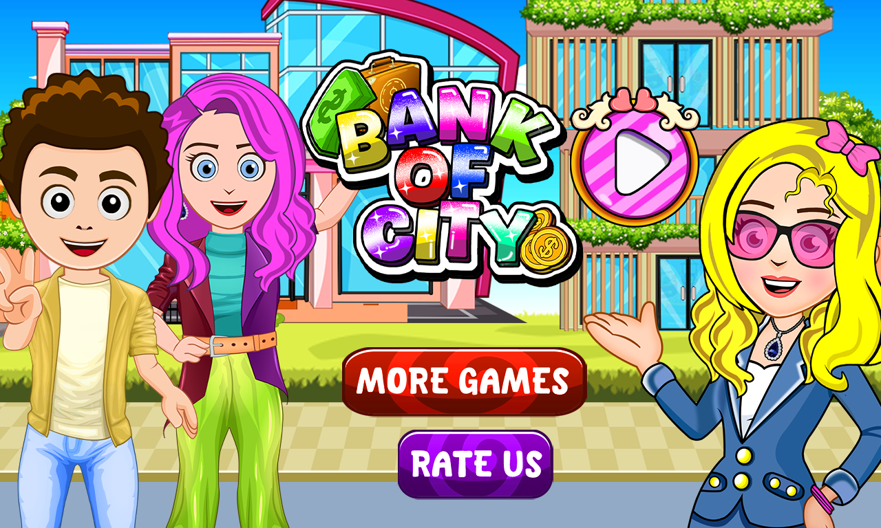 Bank of City — Main Menu Screen